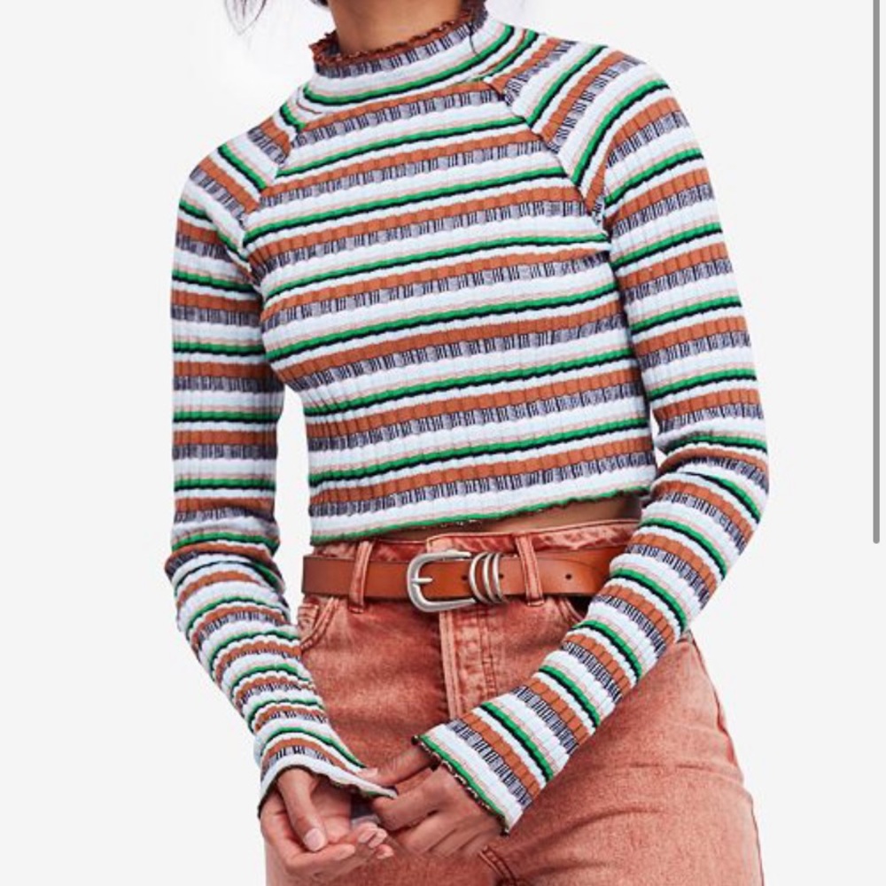 Free People Mirror Tee in Mint